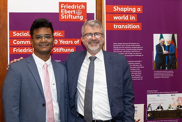 Executive Director Andreas Radtke and Research & Accounting officer Rishik Maram