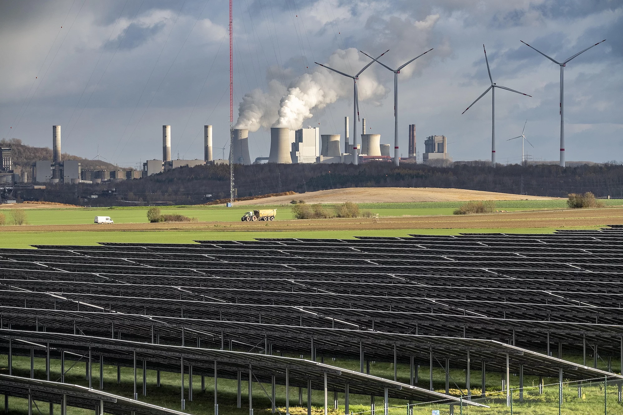View of a nuclear power plant