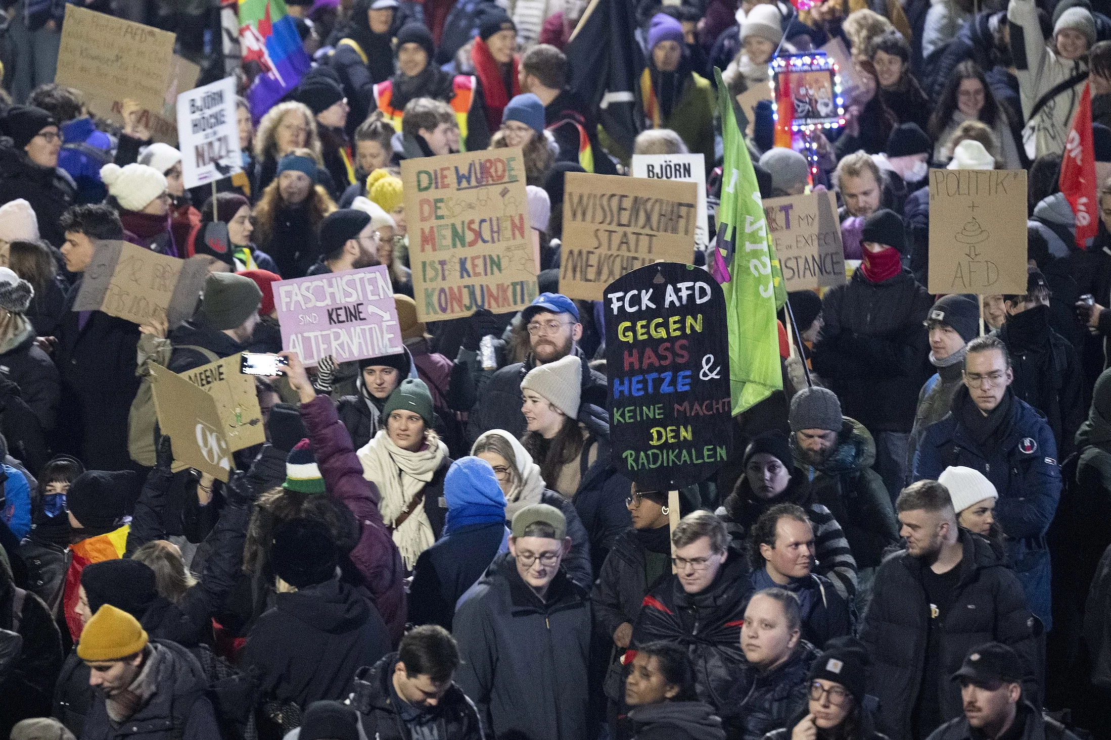 Demonstration against hate and hate speech